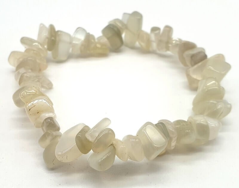 Bracelet Pierre de Lune Blanche